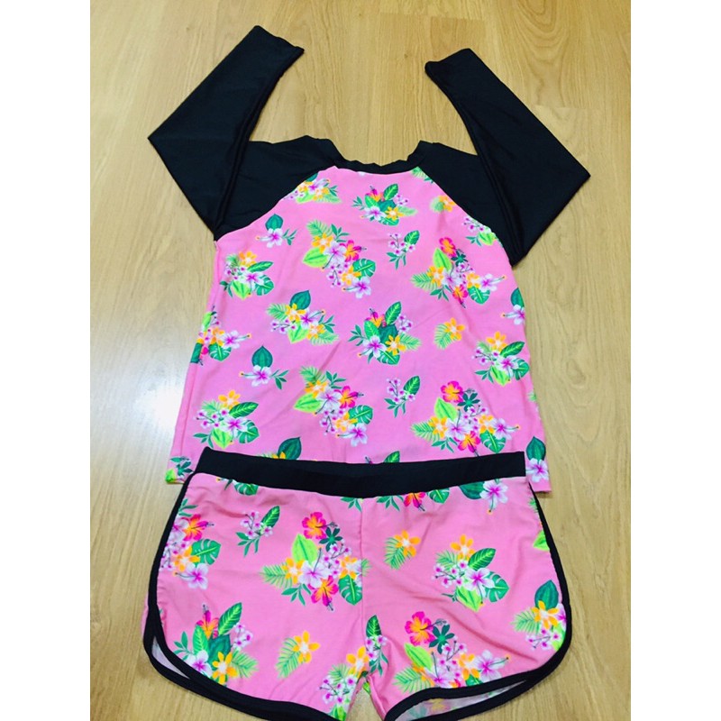 Áo tắm tay dài dáng thể thao size xl | BigBuy360 - bigbuy360.vn