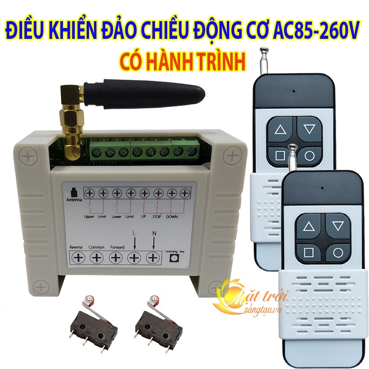 Công tắc điều khiển đảo chiều động cơ AC85-260V có hành trình V4