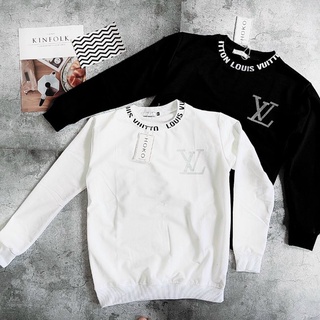 Áo nỉ dài tay LV, áo nỉ thu đông, thời trang thu đông unisex