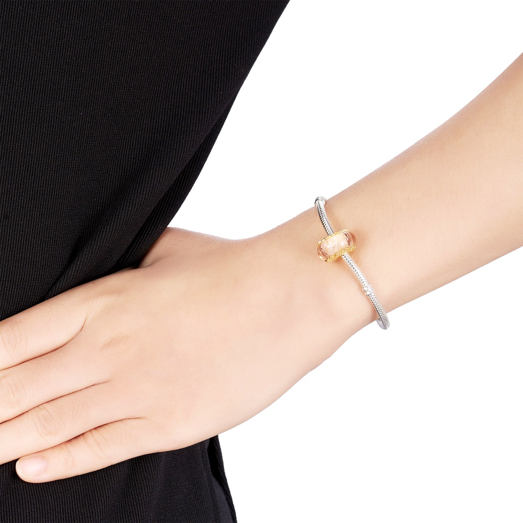Hạt Charm bạc đính đá CZ PNJSilver XM00Y060000