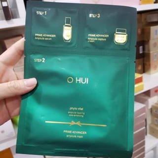NẠ GIẤY Ohui Prime Advancer Ampoule Mask- Mặt nạ chống lão hoá, căng bóng mịn mượt da