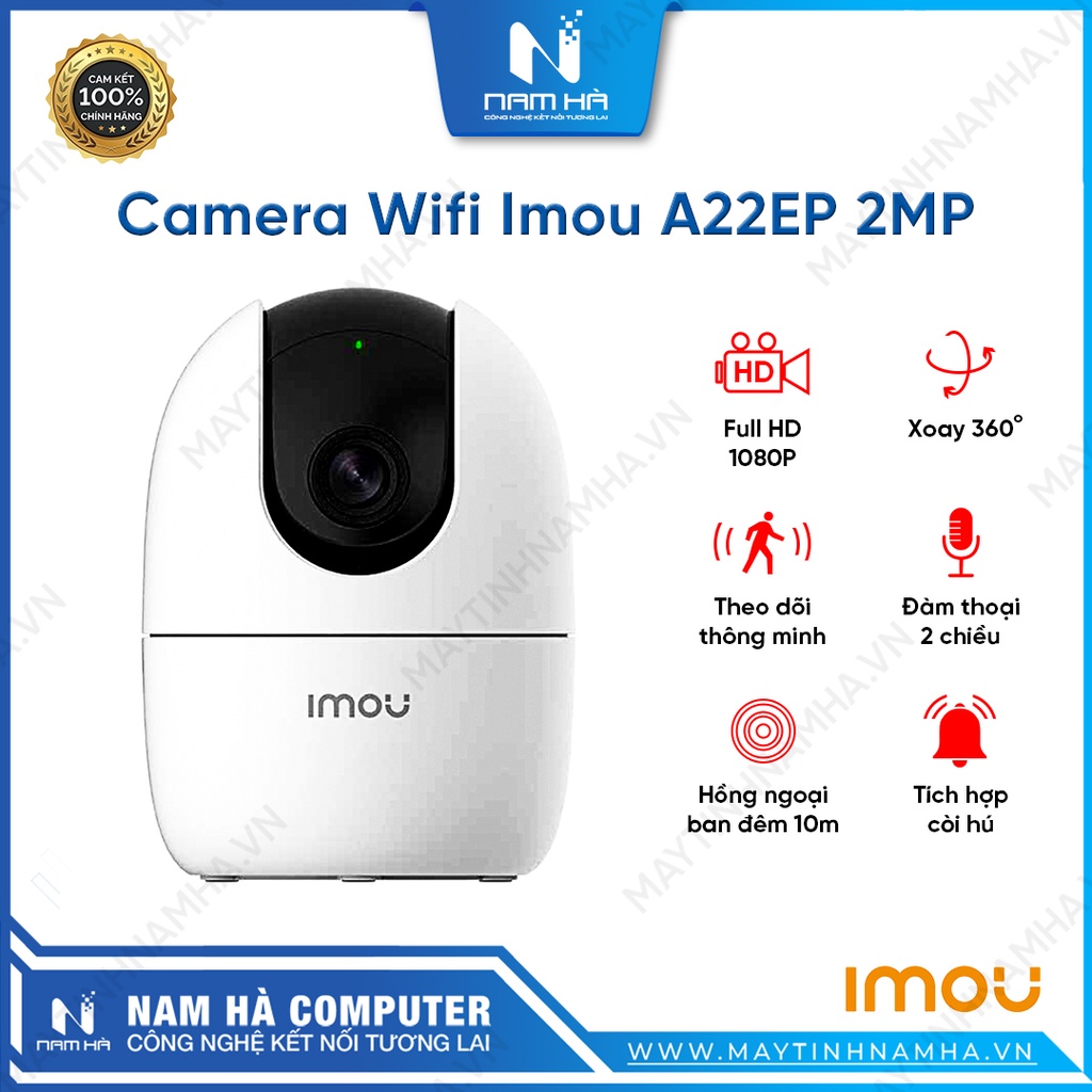 Camera Wifi Imou A22EP 1080P 2MP / A42P 4MP 2K Siêu Nét - Ranger2 - Xoay 360 Độ Chính Hãng