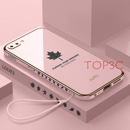 Ốp lưng iPhone 7 plus ốp lưng iPhone 8 plus Ốp Điện Thoại Họa Tiết Lá Phong Cho iPhone 6s plus SE2 se3 XS max XR FY