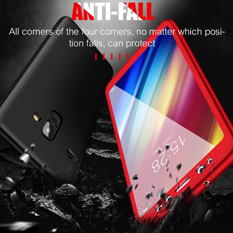 Ốp điện thoại nhựa PC cứng bảo vệ toàn diện + miếng dán màn hình cho Samsung Galaxy S7 S7 Edge S6 Edge