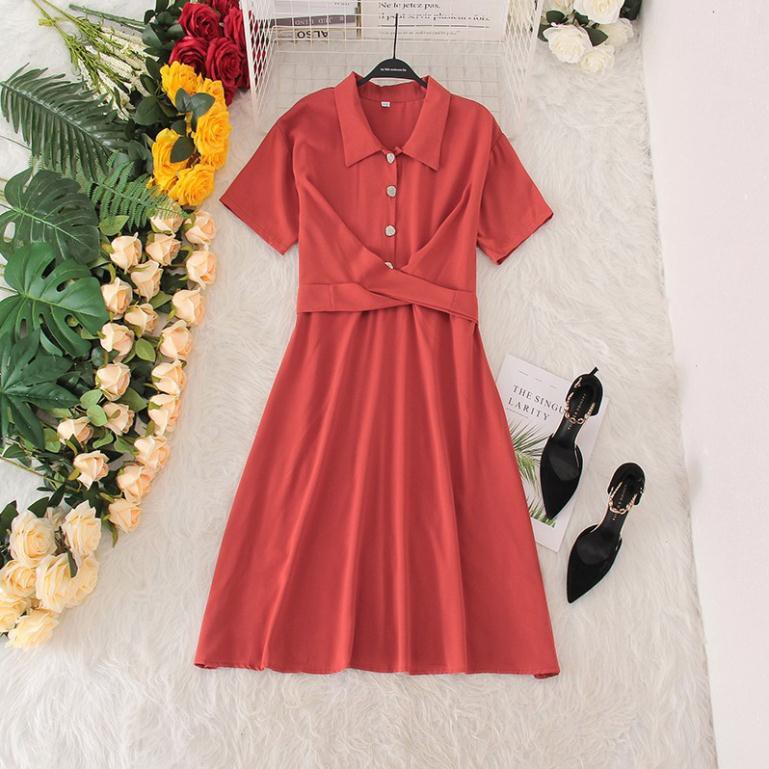 Đầm Hồng San Hô Jin Daban - phong cách Vintage - Hàng Cao Cấp (có sẵn kèm ảnh thật hình cuối) | BigBuy360 - bigbuy360.vn