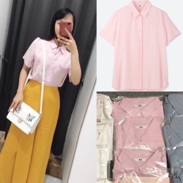 Sơ mi rayon Uniqlo chính hãng