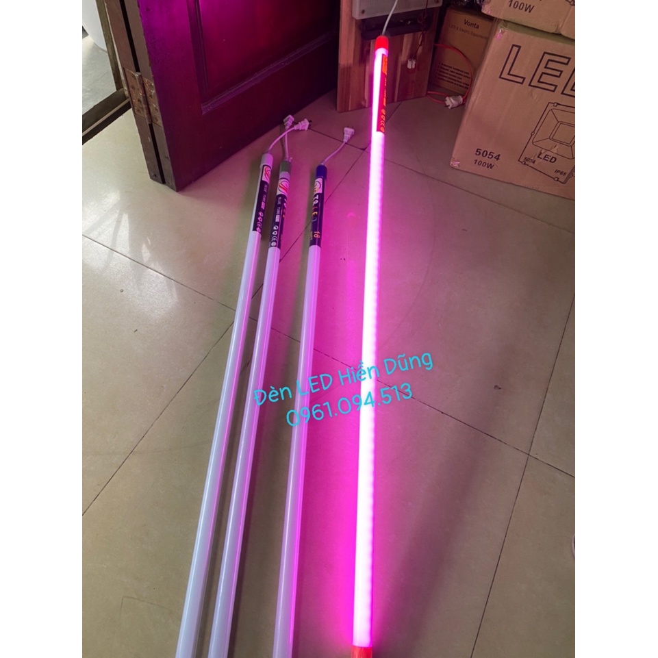 ĐÈN TUÝP NGOÀI TRỜI T8 NHIỀU MÀU CHUYÊN DECOR QUÁN CAFE, BẢR, BEER CLUB - TUÝP NEON 220V CÓ SẴN PHÍCH CẮM ĐIỆN TRỰC TIẾP