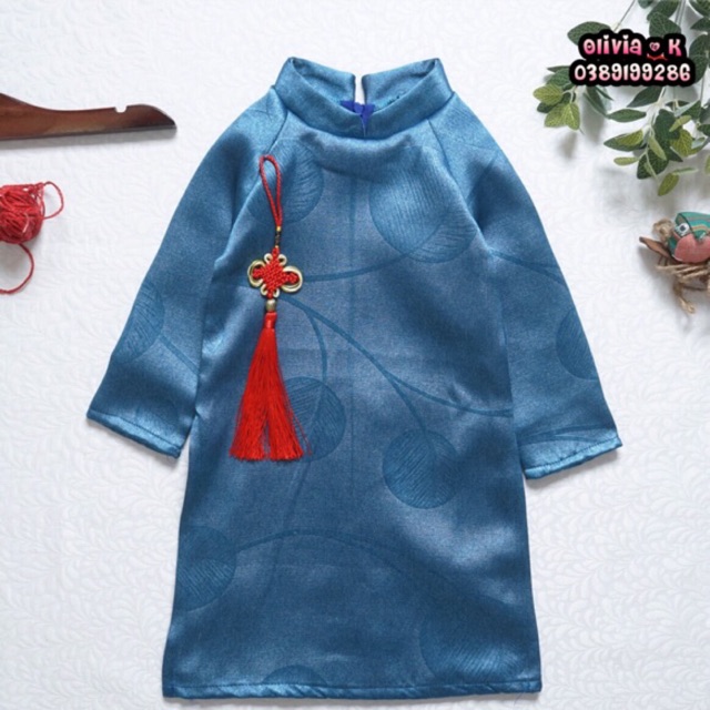 Áo dài nam gấm ngọc bội