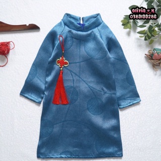 Áo dài nam gấm ngọc bội