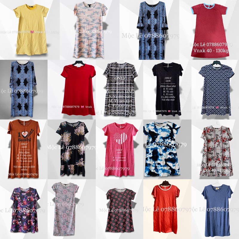 Đầm vnxk thun lạnh MANGO nhẹ mát vnxk