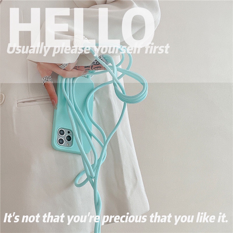 Ốp Điện Thoại Sang Trọng Có Dây Đeo Chéo Cho iPhone 13 Pro Max 12 11 Pro Max X XR XS Max 7 8 plus 12 MiNi