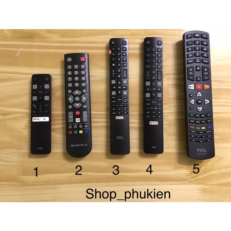 Remote điều khiển tivi led TCL