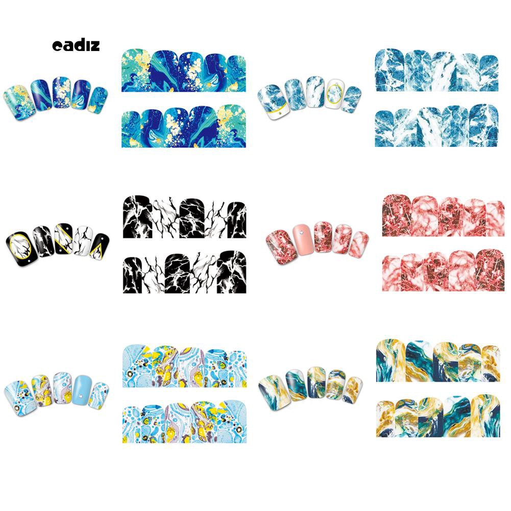 [Hàng mới về] Nhãn dán trang trí móng tay nhiều màu hợp thời trang