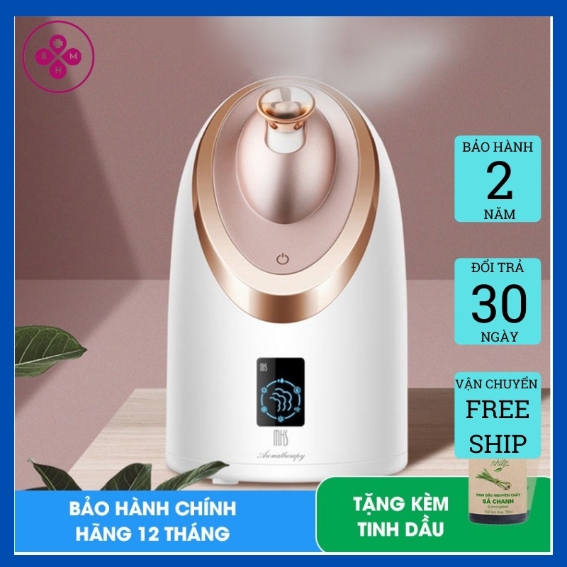 Máy Xông Hơi Da Mặt ION Nóng Lạnh ⚡️FREE SHIP⚡️ Máy Xông Hơi Thảo Dược Làm Sạch Sâu Bề Mặt Da