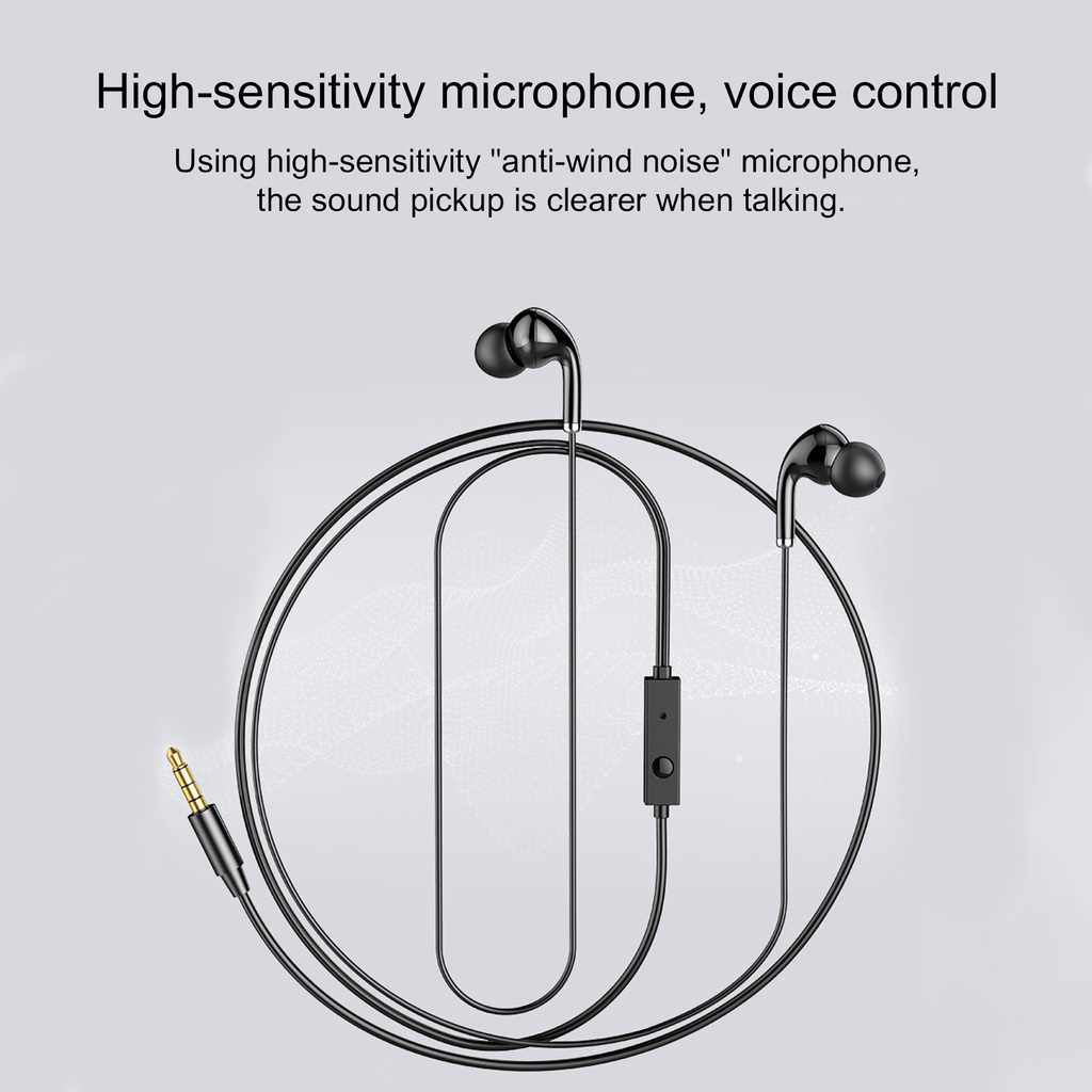 Tai Nghe Nhét Tai Ms Pc-6 Jack 3.5mm Màu Đen | BigBuy360 - bigbuy360.vn