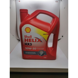 Nhớt xe ô tô shell helix hx3 20w50 4lít