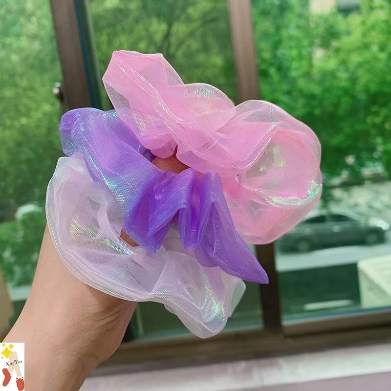 Dây Cột Tóc Lưới Đơn Giản Thời Trang Hàn Quốc Dễ Thương Cho Nữ