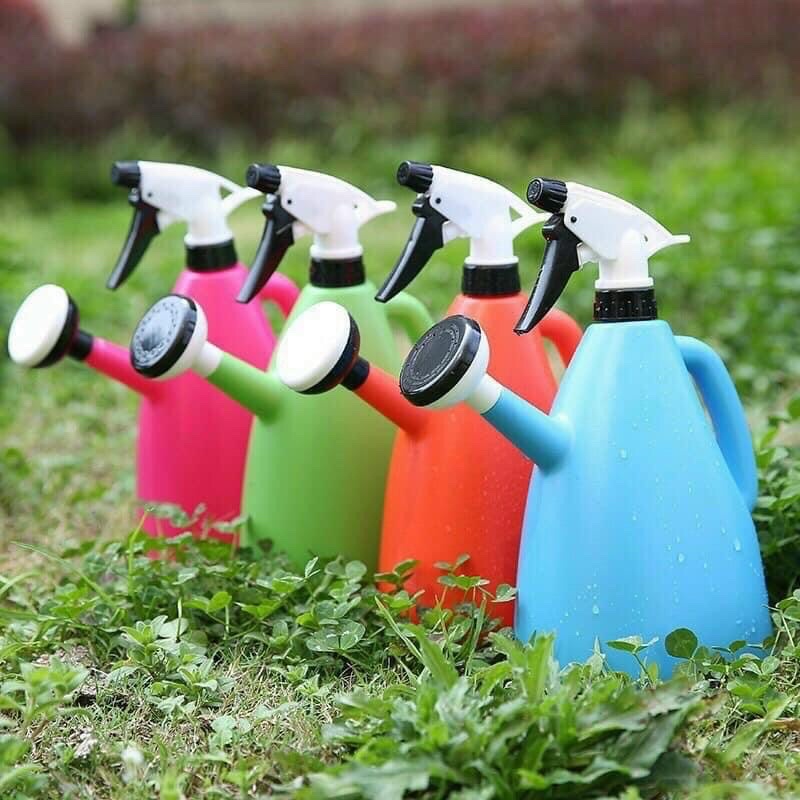 Ô doa mini - Bình tưới nước vòi hoa sen kèm vòi xịt 2in1 cho mẹ và bé