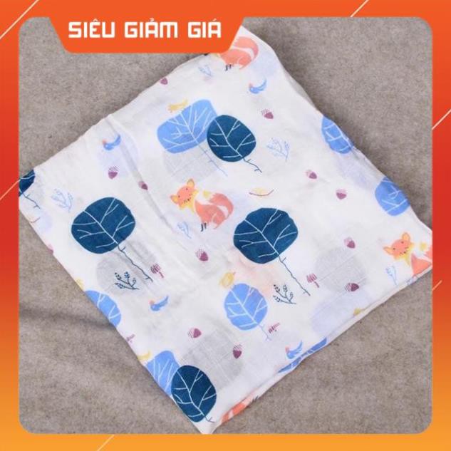 Khăn Muslin swaddle Sợi tre cho bé