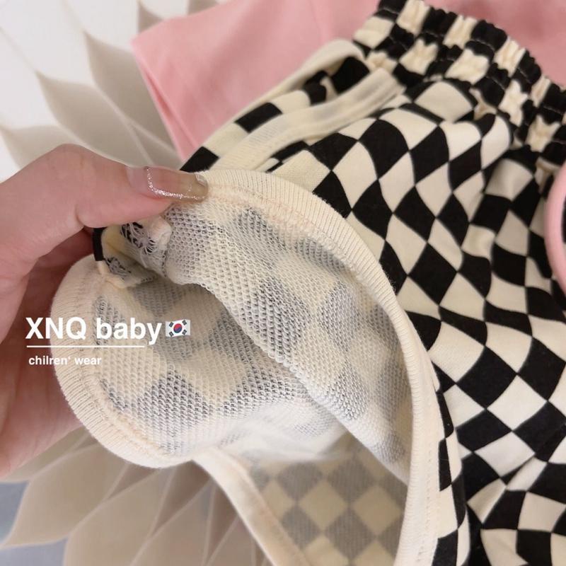 Bộ Đồ Thể Thao Hai Mảnh Áo Tay Ngắn Và Quần Ngắn Dáng Rộng Phong Cách Nhật Bản Hàn Quốc Thời Trang Mùa Hè Kiểu Mới Dành Cho Bé Trai Gái 2022