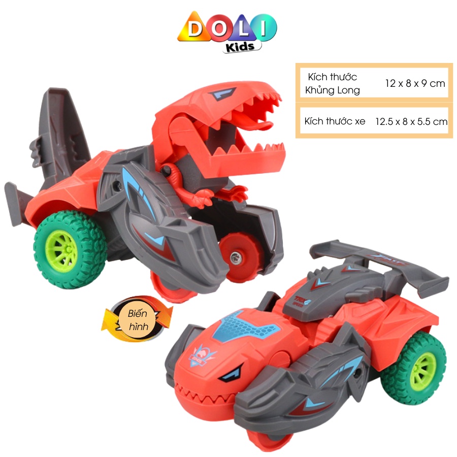 Đồ chơi trẻ em ô tô khủng long biến hình cho bé thông minh vận động