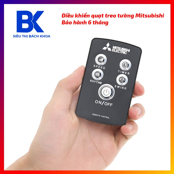 Điều khiển quạt điện treo tường Mitsubishi W16-RV Thái Lan - Chính Hãng