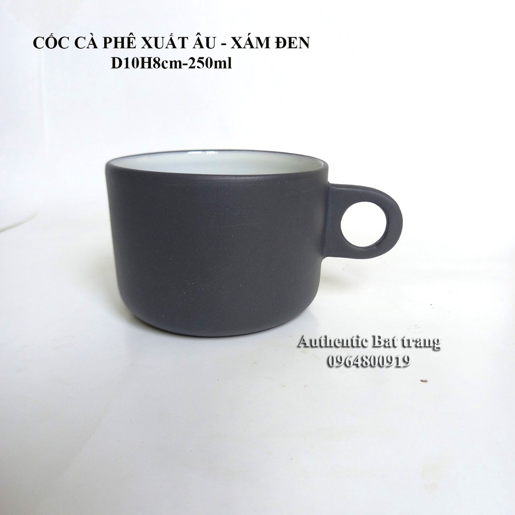 "HOT" Cốc cà phê cao cấp D10*H8cm250ml-Hãy thưởng thức cà phê theo chuẩn phong cách Châu Âu- Authentic Bat trang
