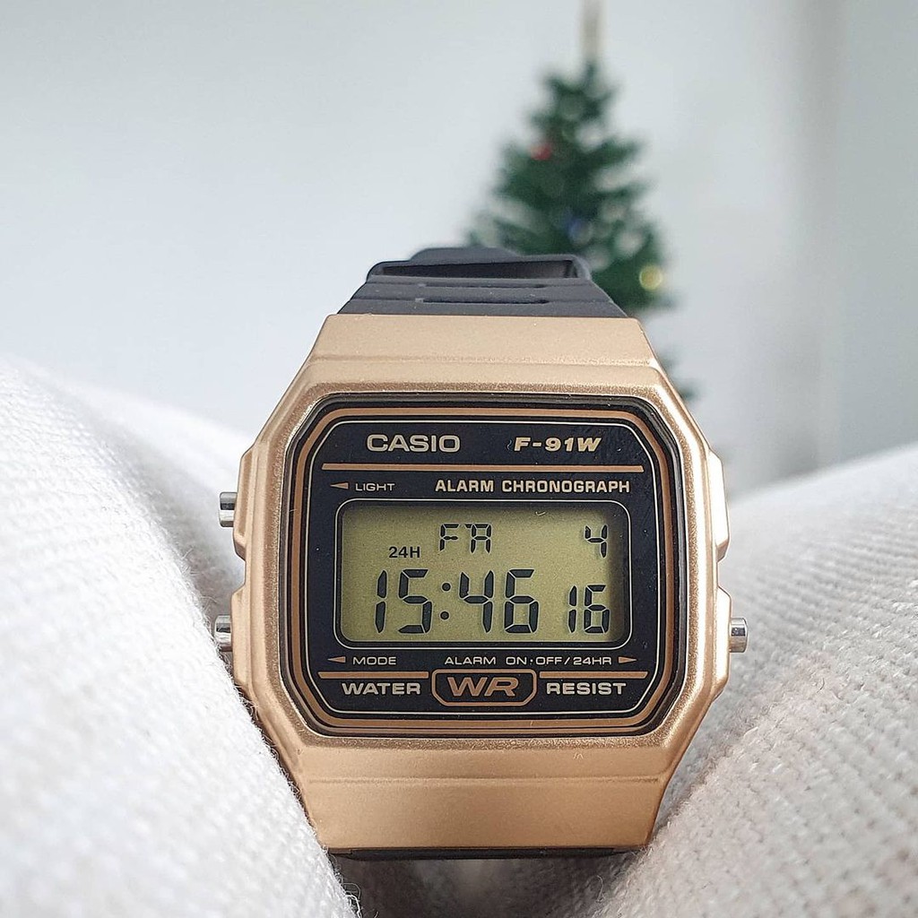 Đồng hồ Casio Nam F-91W chính hãng giá rẻ, thay Pin trọn đời