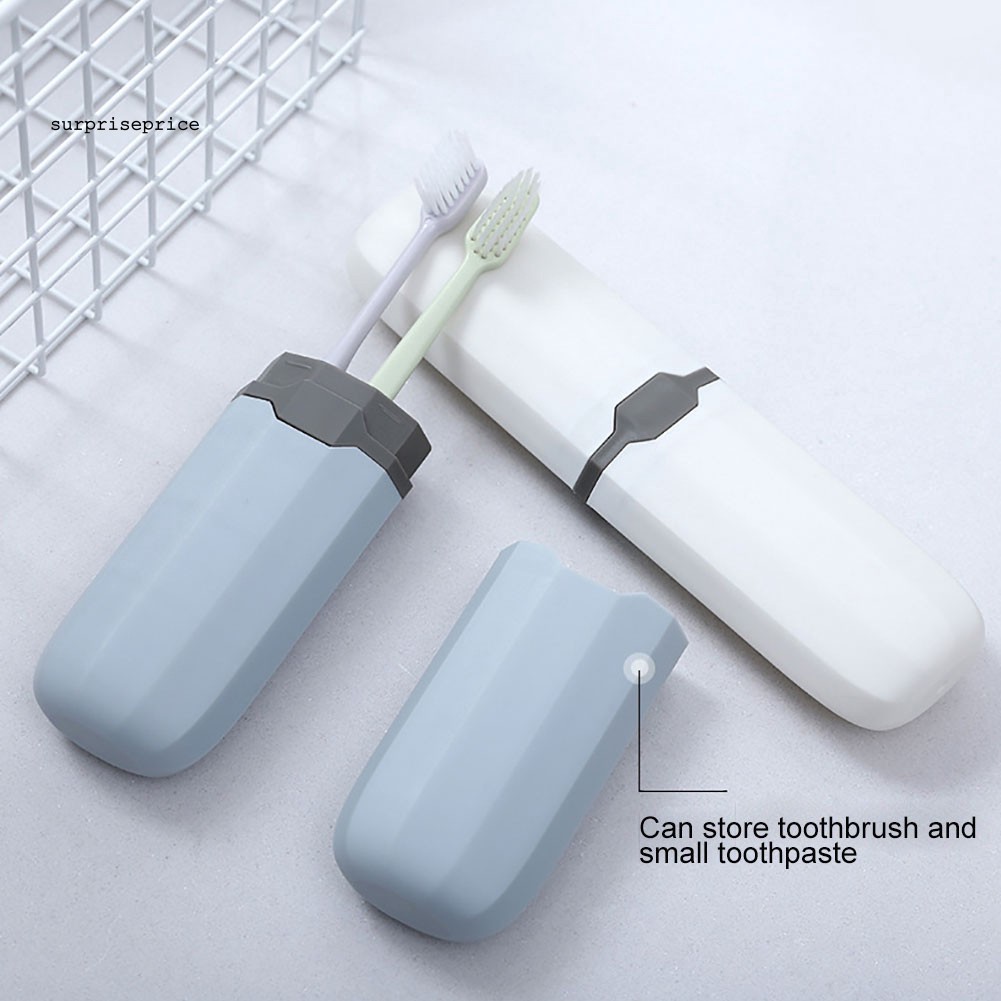 Hộp đựng bàn chải đánh răng bằng nhựa tiện dụng mang theo du lịch