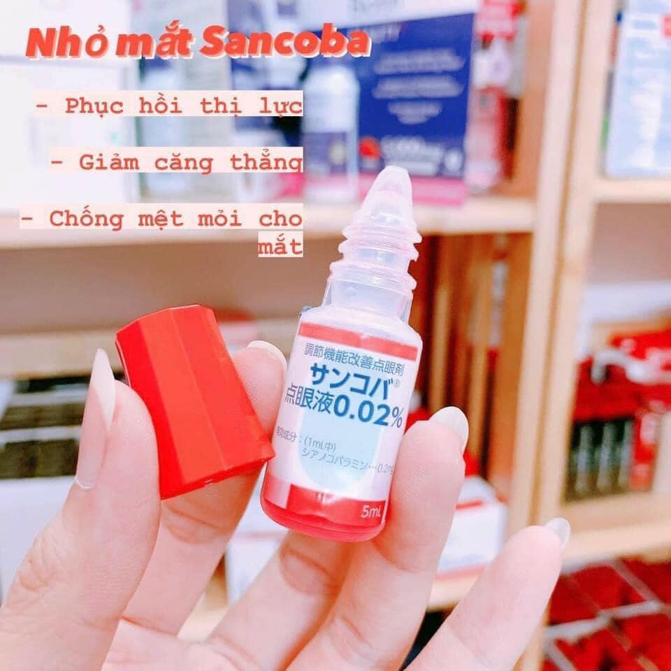 NHỎ MẮT PHỤC HỒI THỊ LỰC SANCOBA NHẬT BẢN 5ML CHÍNH HÃNG - 10215