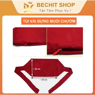 Đai Vải Đựng Muối Chườm, Túi Chườm Muối Bụng, Túi Đựng Muối Thảo Dược Chườm Lưng Bụng Vai Cổ Gáy, Túi Chườm Muối