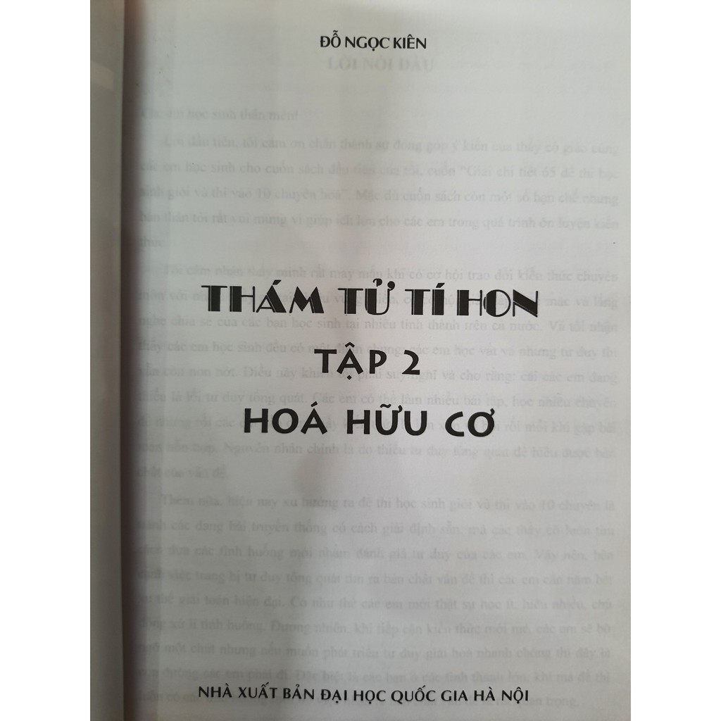 Sách - Thám tử tí hon Hoá hữu cơ Tập 2