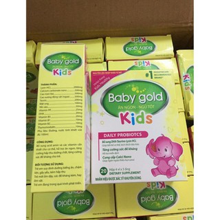 Baby gold kids tiêu hoá khoẻ trẻ ăn ngon, giúp bé ăn ngon ngủ tốt, bé thông minh