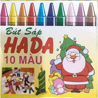 Bút chì màu sáp hada - 10 màu