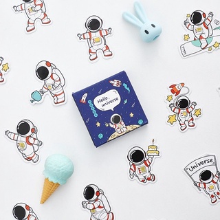 Bộ 45 tờ sticker phi hành gia dễ thương