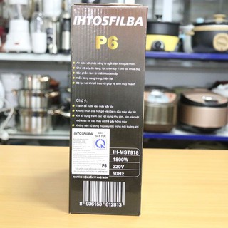 Máy Sấy Tóc IHTOSFILBA IH-MST918(P6) Tạo Kiểu 2 Chiều Nóng Lạnh Công Suất Lớn, Hàng chính hãng