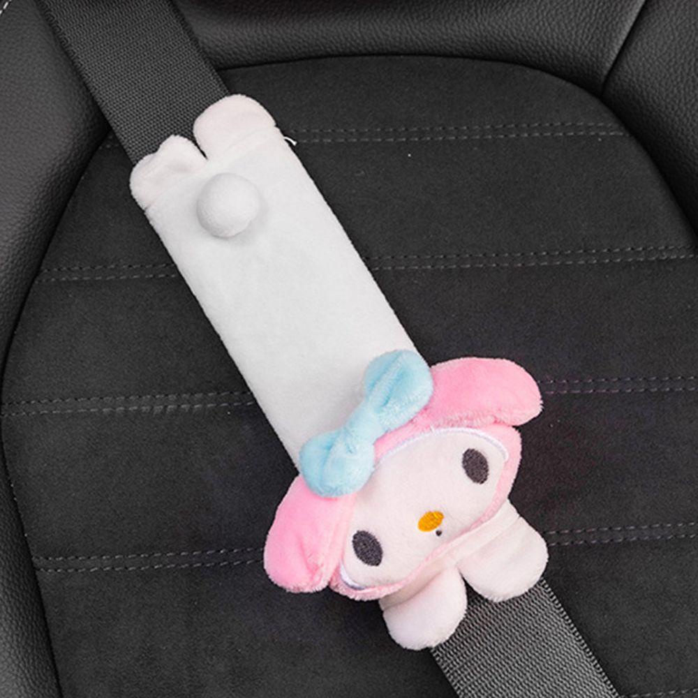 Đệm Bọc Dây Đai An Toàn Xe Hơi Họa Tiết Hoạt Hình Kuromi Melody Dễ Thương