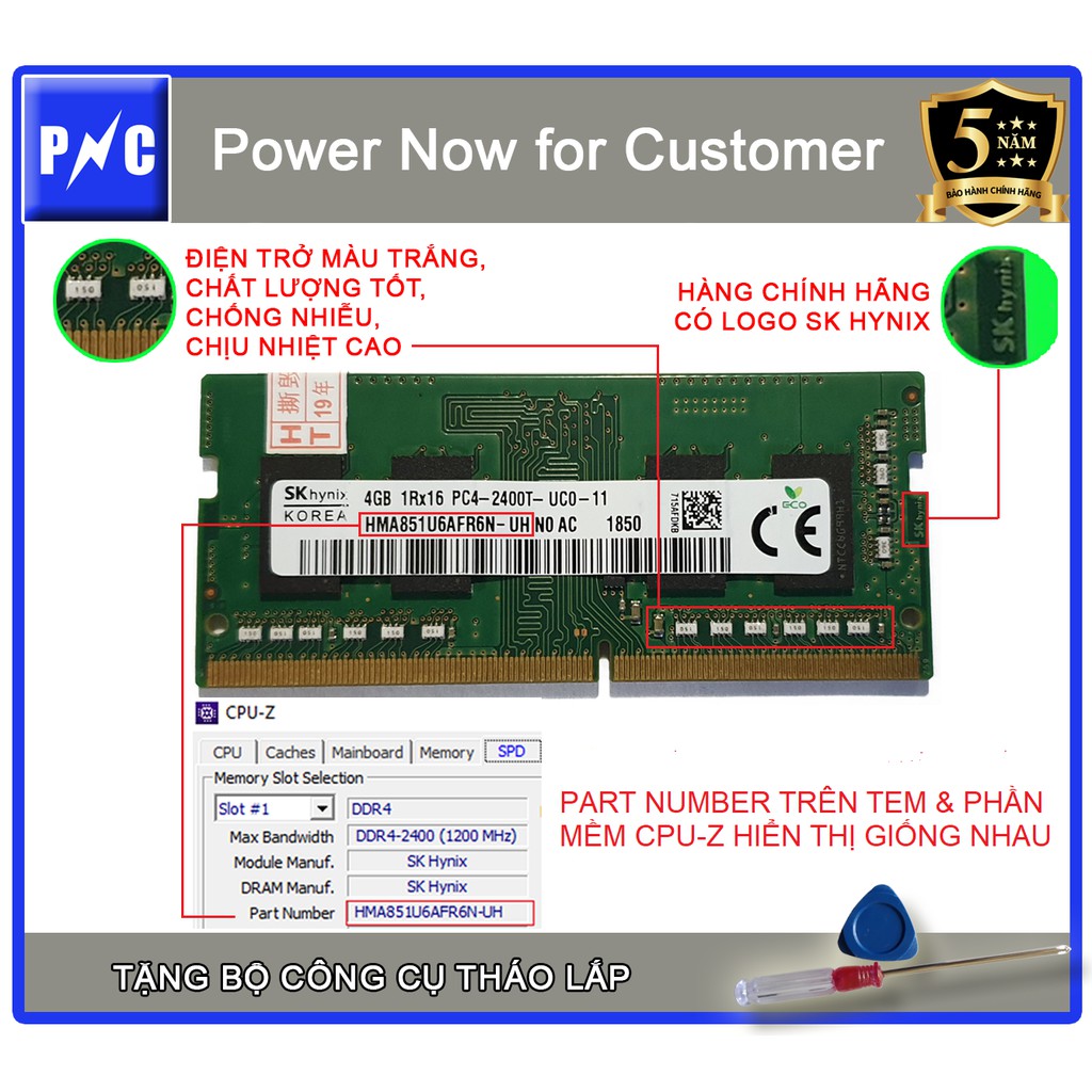 3 NGÀY XẢ KHO Ram Laptop CHÍNH HÃNG Samsung/SK hynix DDR4 4GB/8GB BUS 2400, BH 5 năm | BigBuy360 - bigbuy360.vn