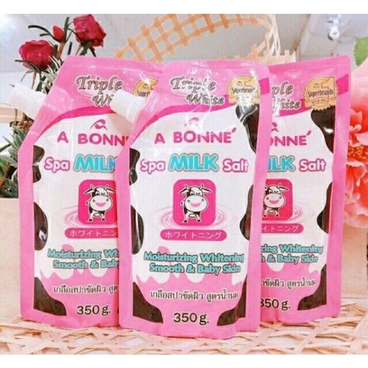 Muối Tắm BÒ HỒNG A Boone Spa Milk Salt Thái Lan