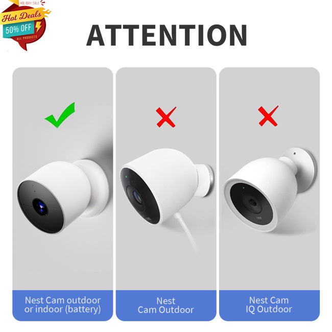 Vỏ Silicon Bảo Vệ Máy Ảnh Ngoài Trời Chống Thời Tiết Cho Google Nest Camera