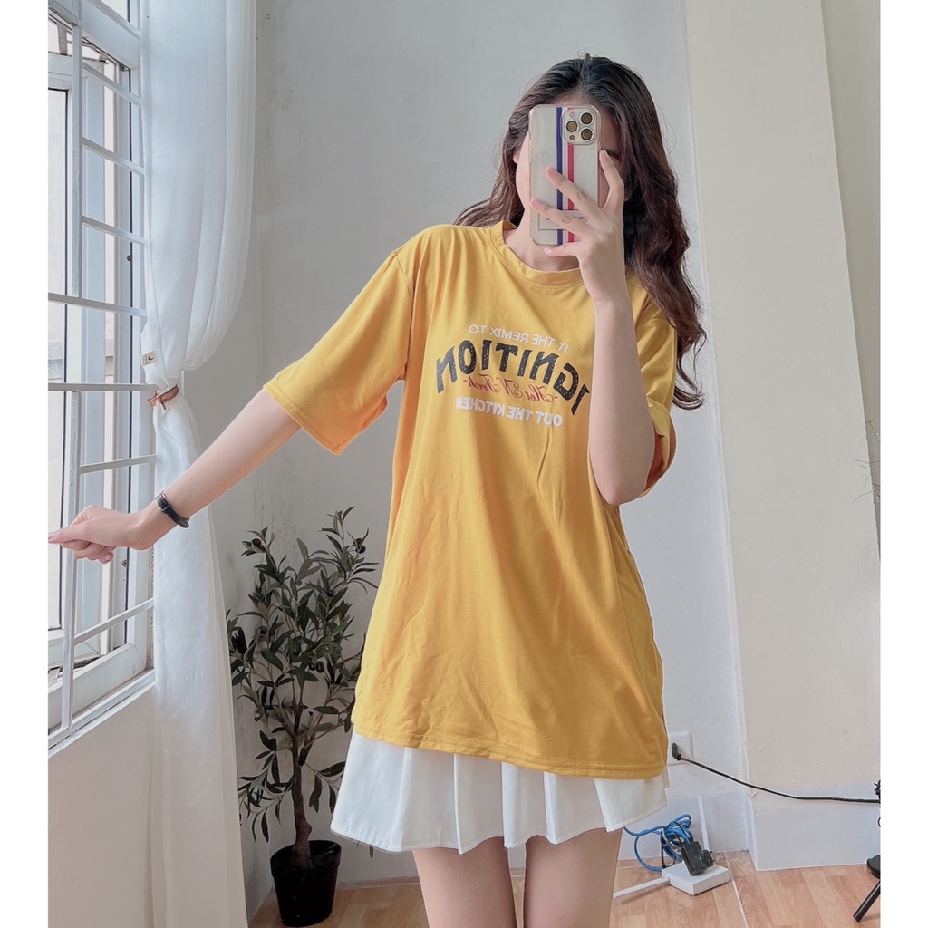 Áo Thun Ignition Form Rộng PEONYB Nữ [FREESHIP]  Phông tay lỡ in hình vintage phong cách 3158 đẹp hàn quốc Ulzzang