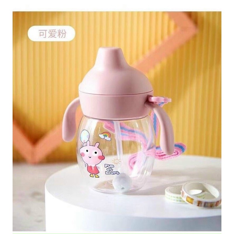 bình nước chống sặc heo peppa cho bé yêu