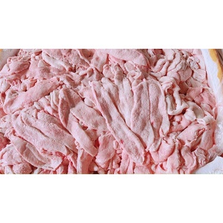[HCM - HỎA TỐC] 1KG Vú heo CHƯA ƯỚP cắt lát hàng loại 1 - Nuongfood