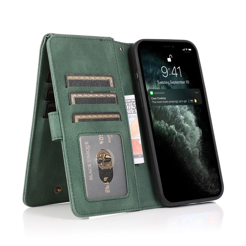 Bao Da Điện Thoại Có Khóa Kéo Cho iphone 13 Pro Max 12 Mini 11 Pro Max iphone 13 Pro 12Pro