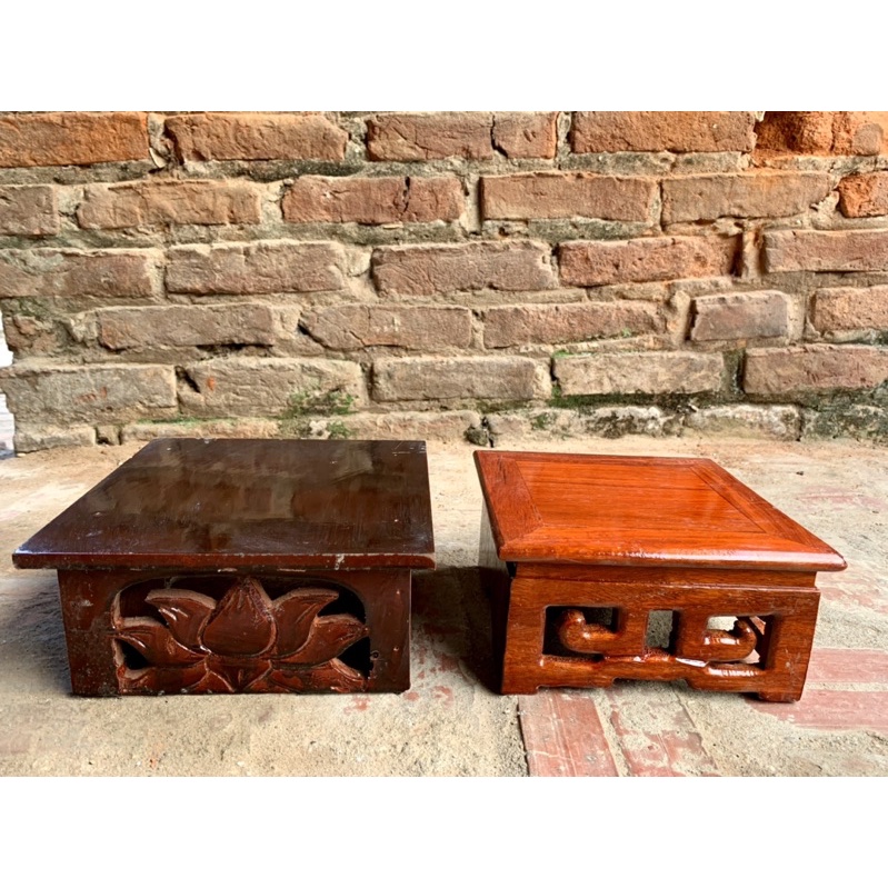 Đôn vuông/ Đế kê bát hương, mâm bồng