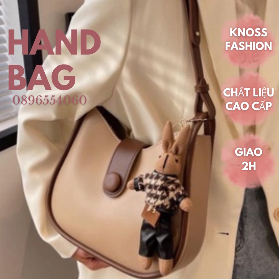 Túi đeo chéo túi hộp vuông đeo vai nữ cỡ lớn tote vintage đi học đi làm Hot trend 2022