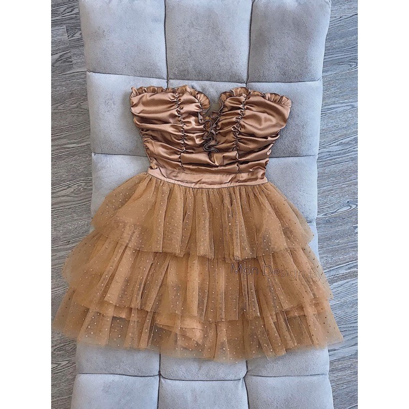 Đầm xoè tầng công chúa