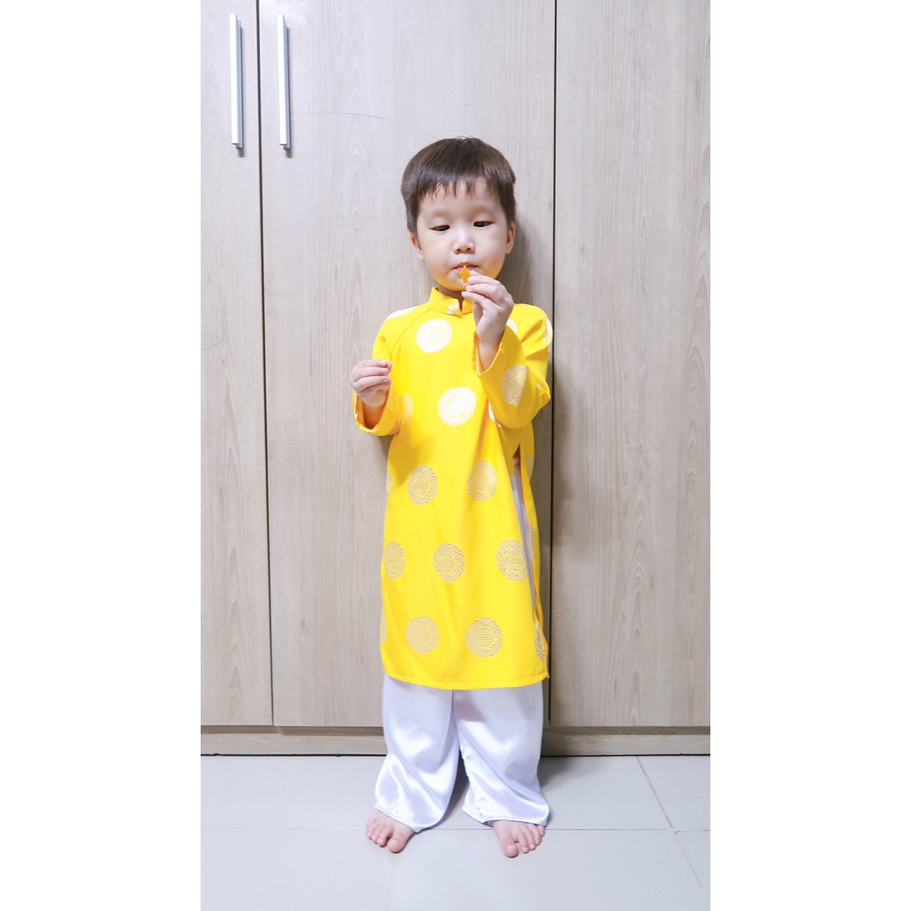 Áo dài cho Gấm cho bé trai,be gái