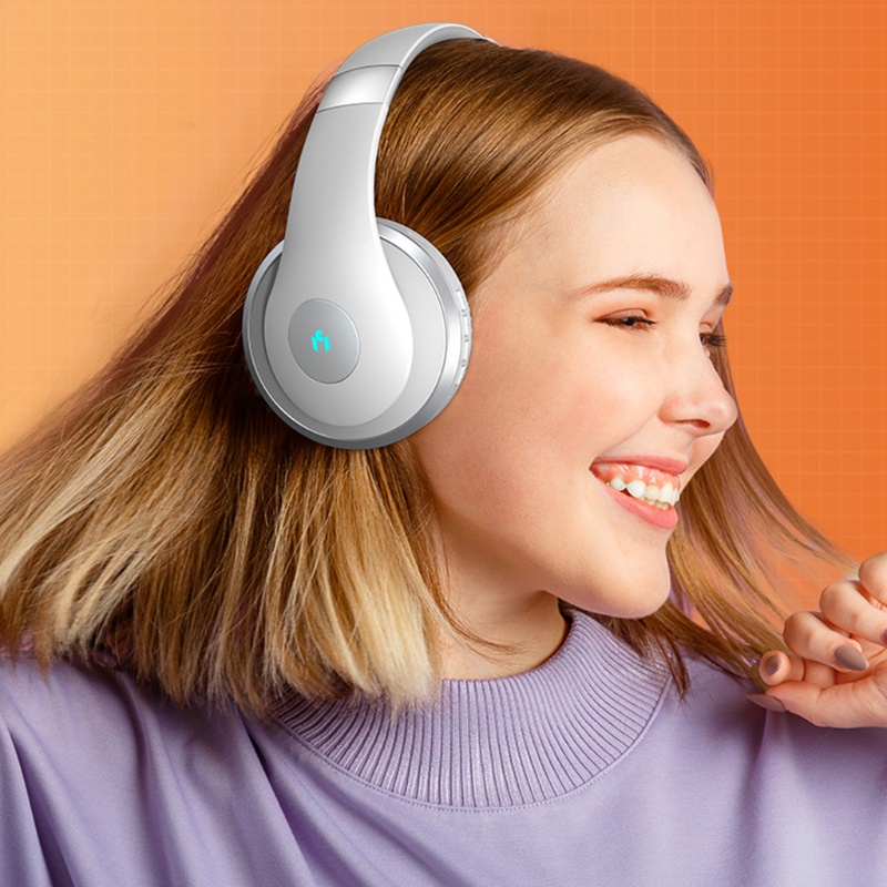 Tai Nghe Trùm Đầu Bluetooth 5 1H Hifi Hỗ Trợ Thẻ Nhớ TF Và Phụ Kiện