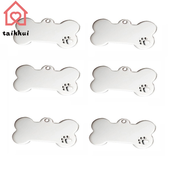 Cá nhân hóa Cổ áo Thẻ ID Vật nuôi Khắc Tên ID Vật nuôi Mèo Con chó Cún con Tag Mặt dây Chìa khóa Vòng khóa Xương Thẻ Phụ kiện Vật nuôi Cửa hàng phụ kiện